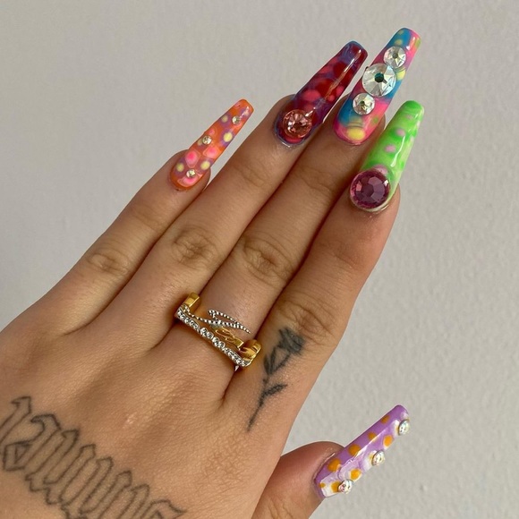 gold personalized jess ring - Picture 1 of 2